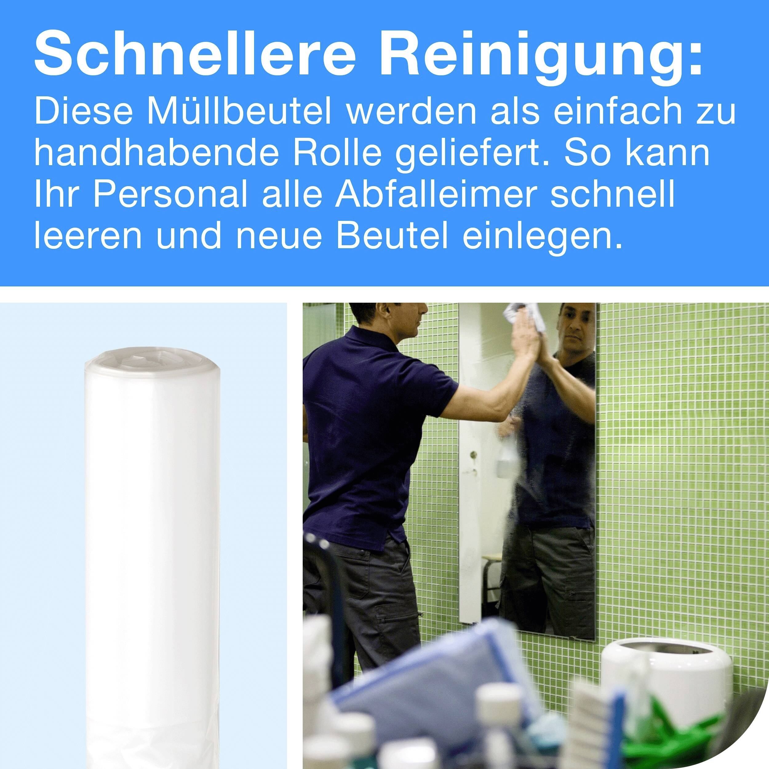 TORK 204060 Müllsack 50 l Transparent 250 St.