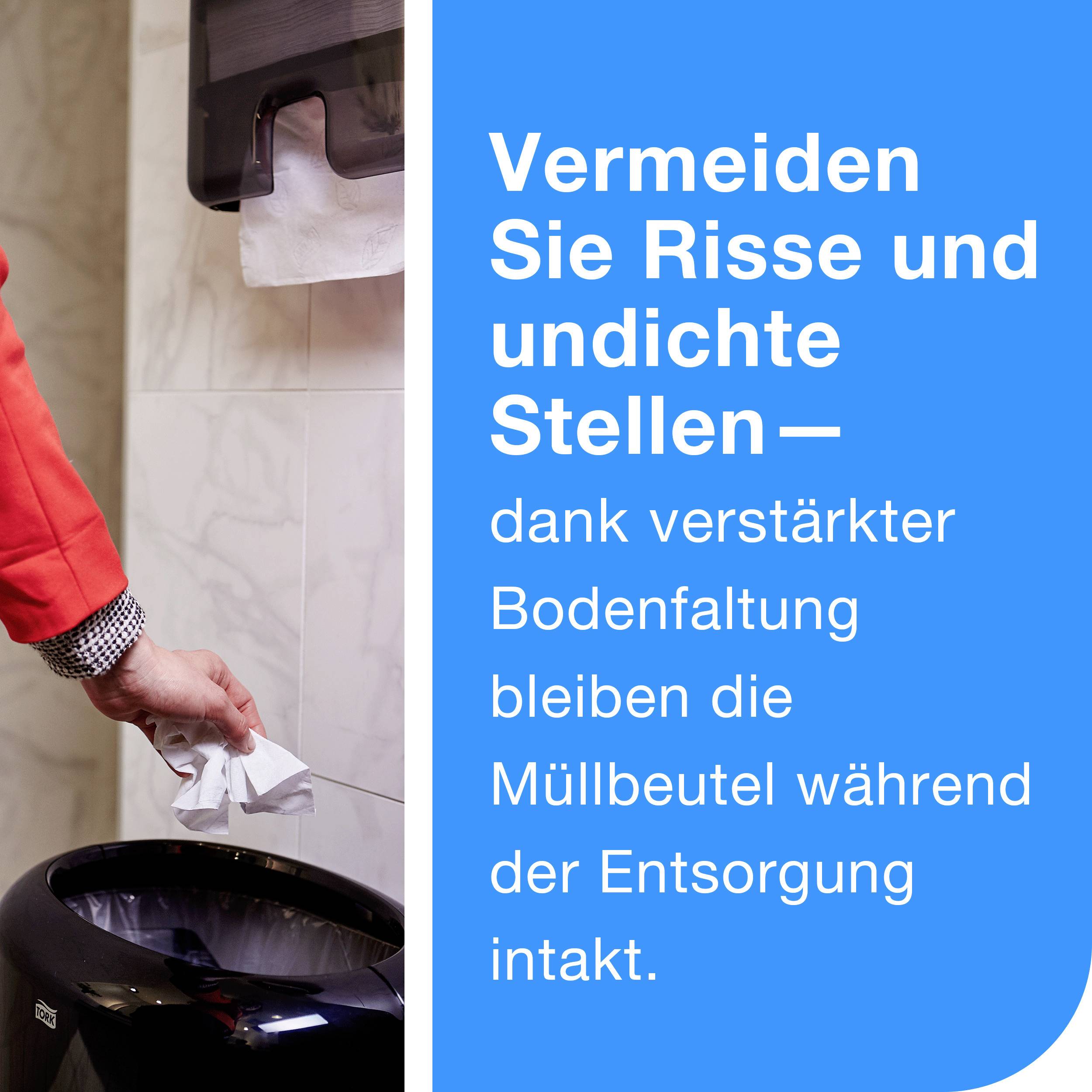 TORK 204060 Müllsack 50 l Transparent 250 St.