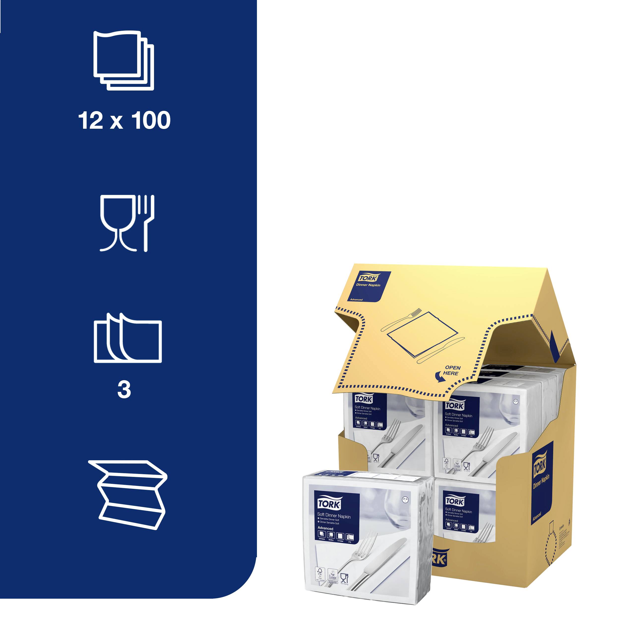 TORK Papierserviette 477577 1200 St.