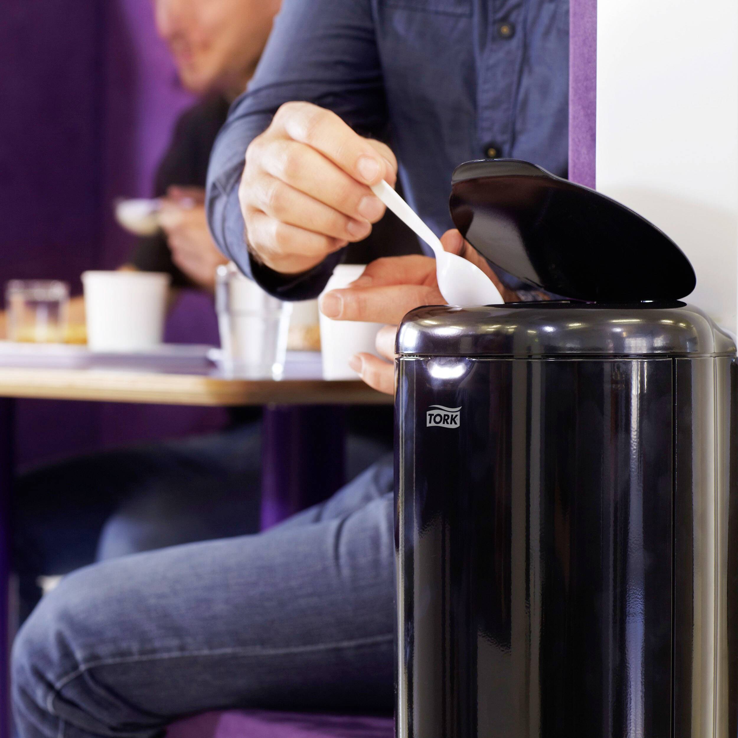 TORK Elevation 564008 Mülleimer 5 l Kunststoff Schwarz 1 St.