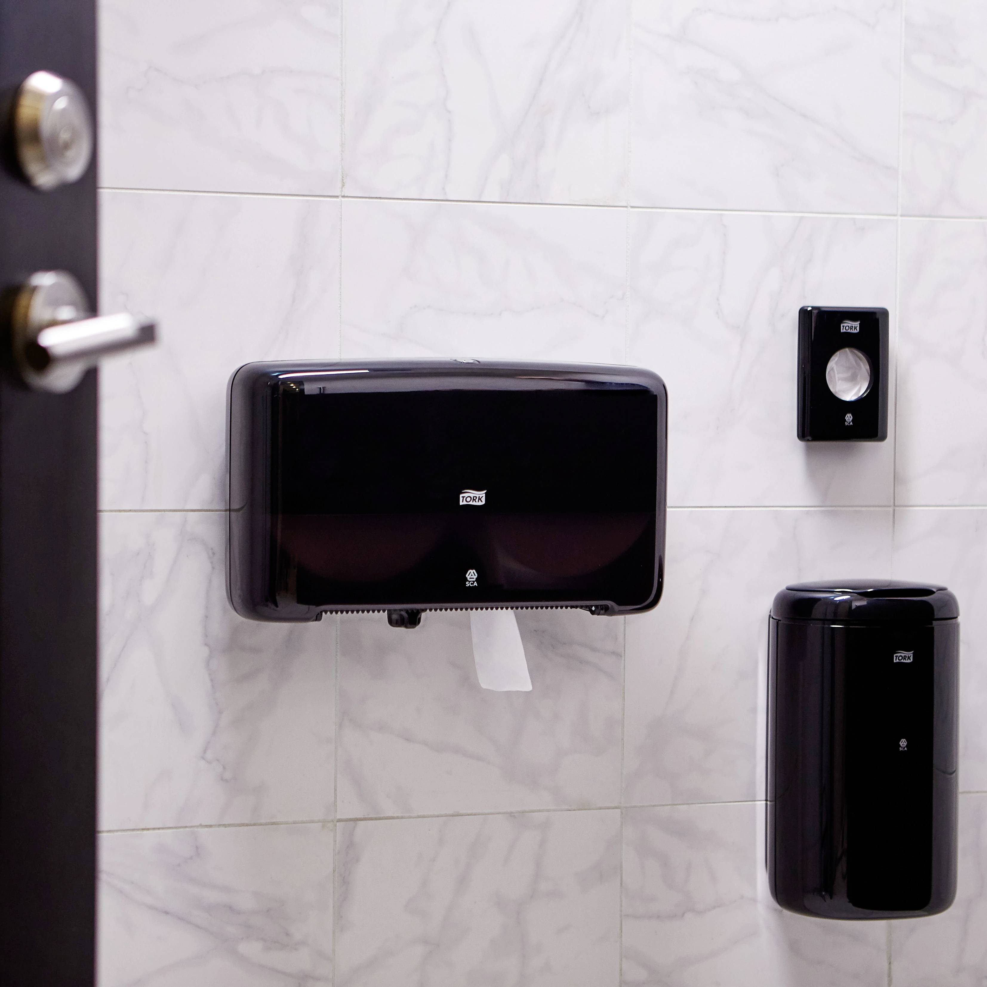 TORK Elevation 566008 Hygienebeutel-Spender Kunststoff Schwarz 1St.