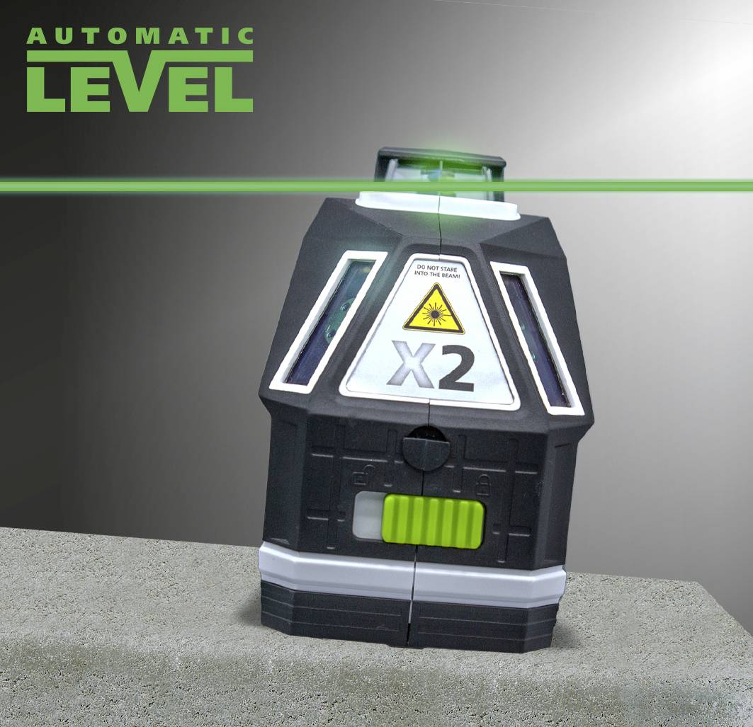 Laserliner X2-Laser Pro Kreuzlinienlaser selbstnivellierend