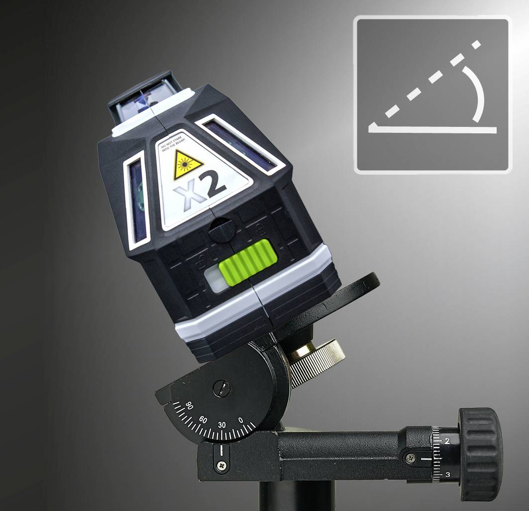 Laserliner X2-Laser Pro Kreuzlinienlaser selbstnivellierend