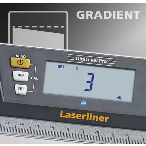 Laserliner DigiLevel Pro 100 081.274A Laser-Wasserwaage 0.5mm Laserliner DigiLevel Pro 100 081.274A Laser-Wasserwaage 0.5mm