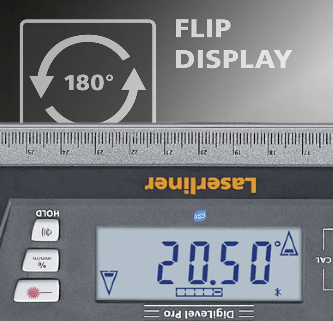 Laserliner DigiLevel Pro 100 081.274A Laser-Wasserwaage 0.5 mm