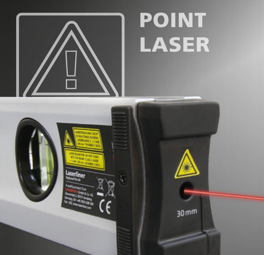 Laserliner DigiLevel Pro 100 081.274A Laser-Wasserwaage 0.5 mm