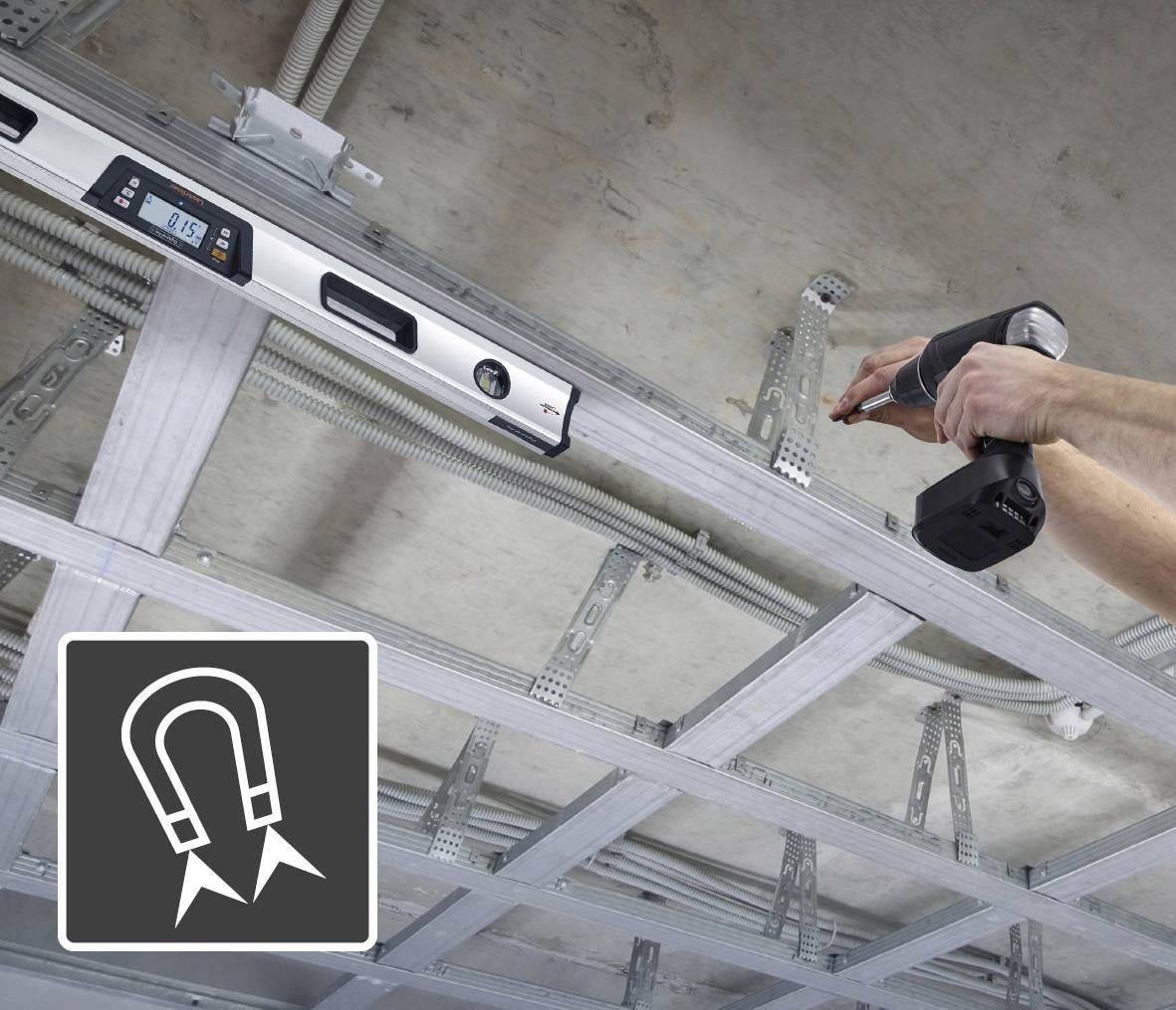 Laserliner DigiLevel Pro 100 081.274A Laser-Wasserwaage 0.5mm