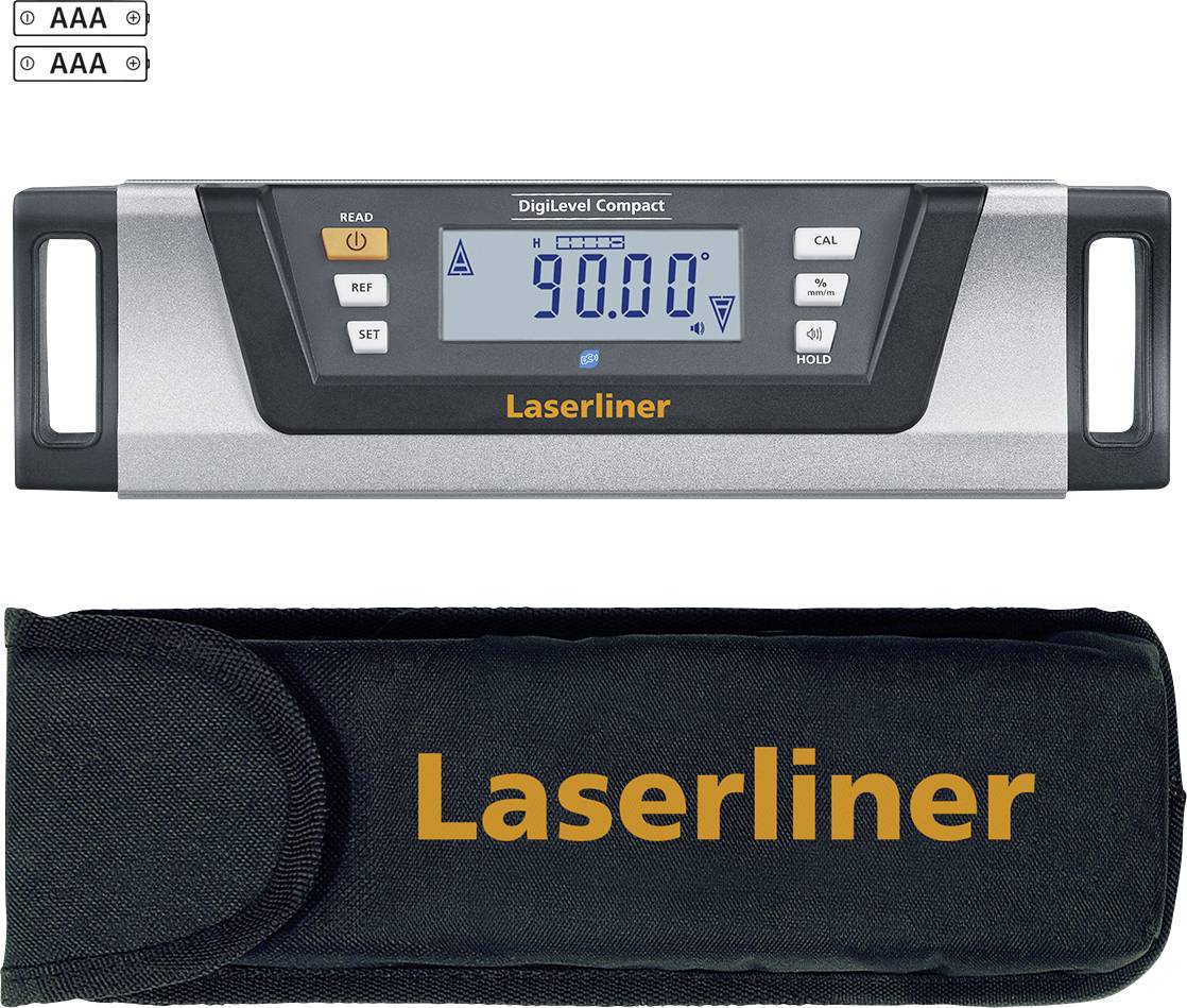 Laserliner DigiLevel Compact 081.280A Digitale Wasserwaage 0.5mm