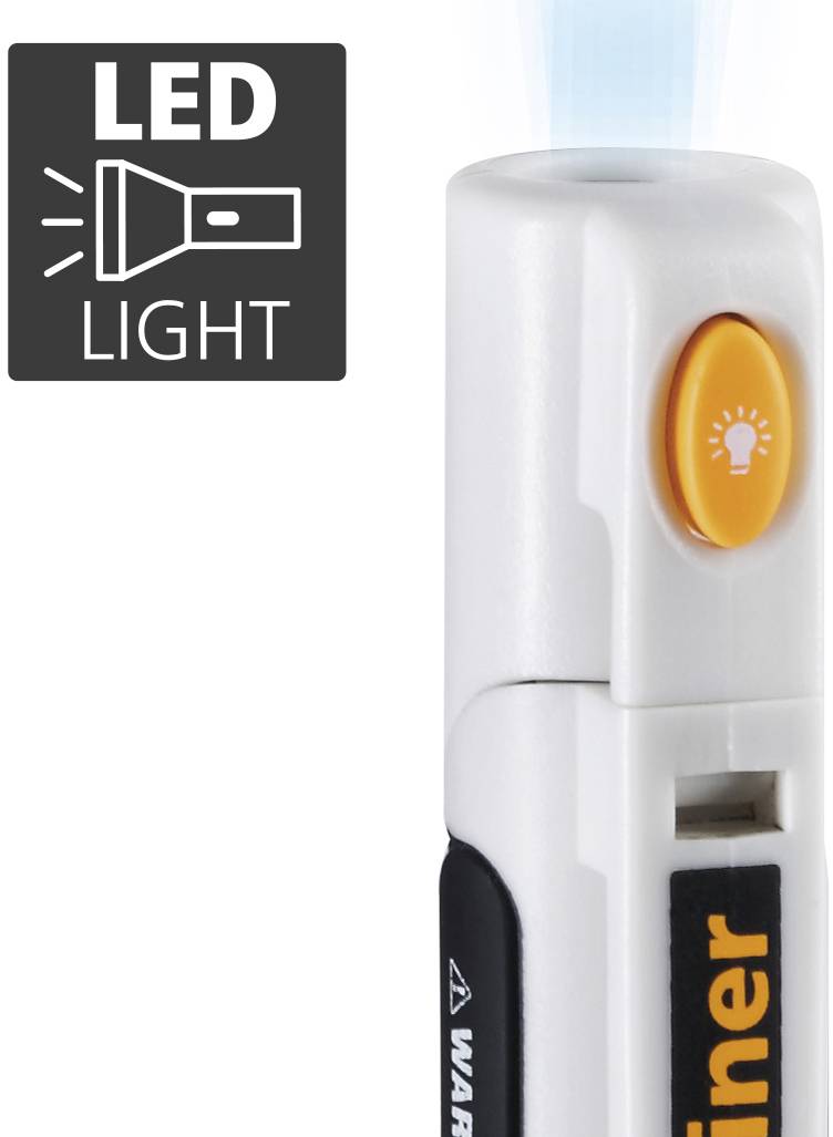 Laserliner ActiveFinder Plus Berührungsloser Spannungsprüfer CAT III 1000V LED