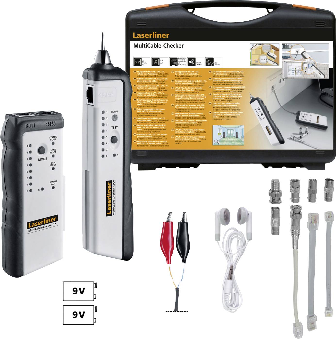 Laserliner Kabelmessgerät 083.062A MultiCable-Checker Netzwerk