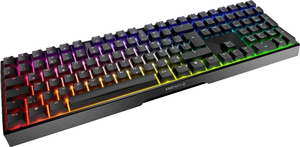 CHERRY MX Brown USB Gaming-Tastatur Deutsch, QWERTZ Schwarz