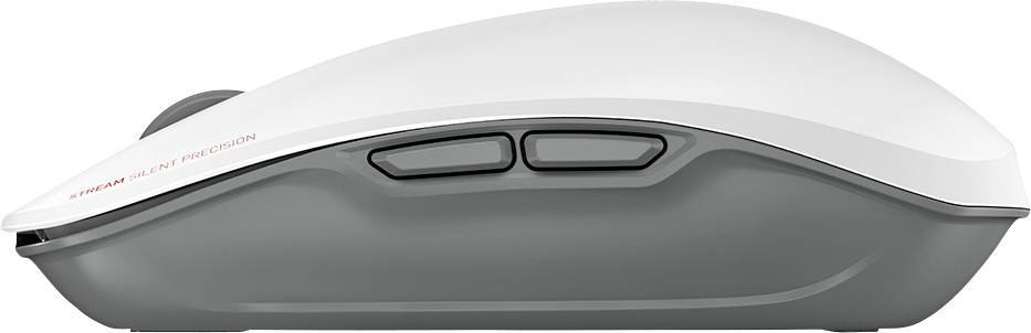 CHERRY Stream Funk, Kabellos Tastatur, Maus-Set Deutsch, QWERTZ Grau