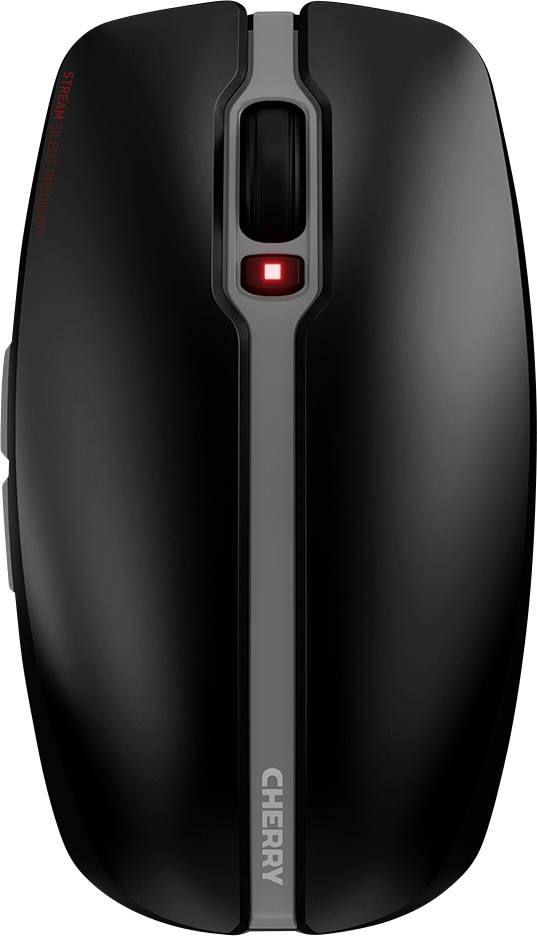 CHERRY Stream Funk, Kabellos Tastatur, Maus-Set Deutsch, QWERTZ Schwarz