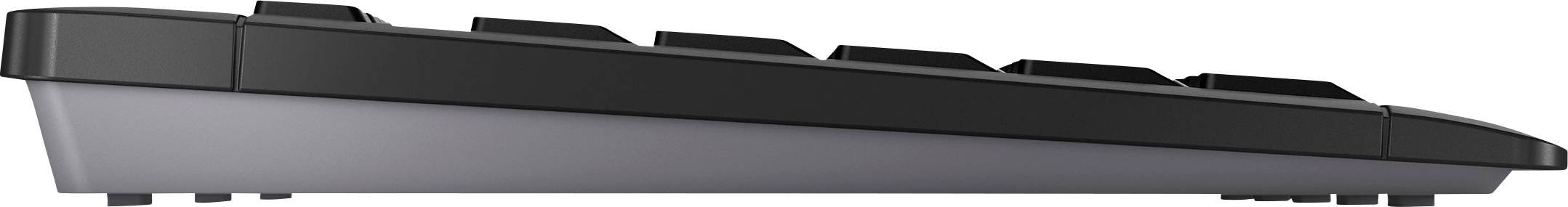 CHERRY STREAM Funk, Kabellos Tastatur, Maus-Set Deutsch, QWERTZ Schwarz