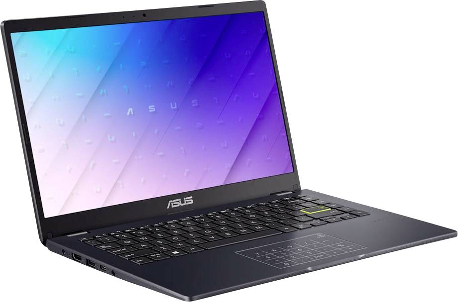 Asus Notebook Vivobook Go 14 E410KA-EK143TS 35.6 cm (14 Zoll) Full-HD+ Intel® Celeron® N4500 4 GB RAM 128 GB eMMC Deutsch, QWERTZ Schwarz/Bl