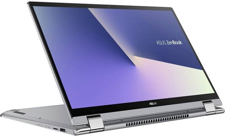 Asus Notebook ZenBook Flip 15 UM562IA-EZ024T 39.6 cm (15.6 Zoll) Full-HD+ AMD Ryzen 7 4700U 16 GB RAM 1 TB SSD AMD Radeon Vega Graphics Hellgrau