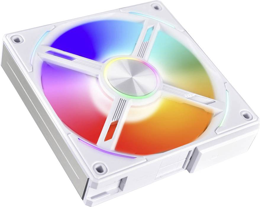 Lian Li UNI FAN AL120 PC-Gehäuse-Lüfter Weiß (B x H x T) 120 x 120 x 25mm