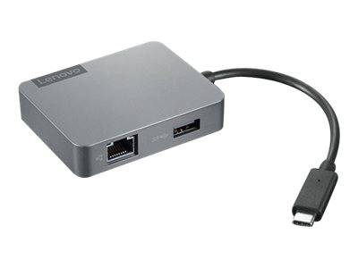 Lenovo Notebook Dockingstation USB-C Travel Hub Gen3 Passend für Marke Dockingstations: Lenovo Chromebook, Thinkpad, Yoga