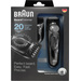 Braun BT3020 Tondeuse à barbe lavable noir