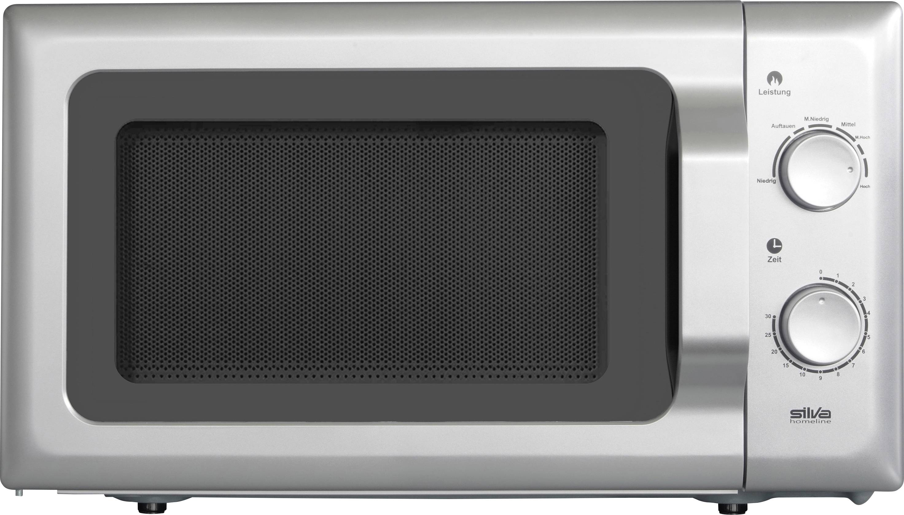 Silva Homeline MWU 20.4 Mikrowelle Silber 700W Unterbaufähig, Timerfunktion