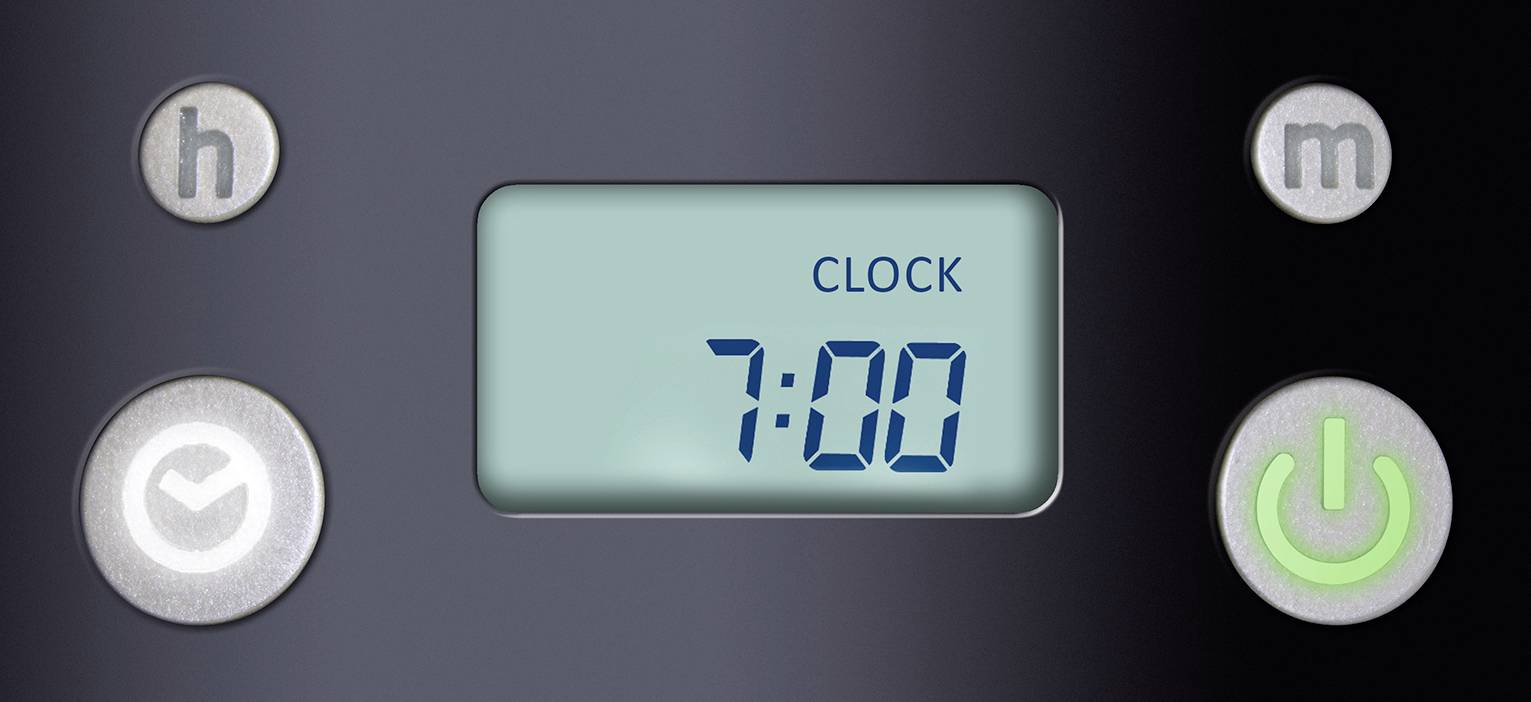 Melitta Easy Timer Kaffeemaschine Schwarz Fassungsvermögen Tassen=10 Glaskanne, Warmhaltefunktion, Timerfunktion