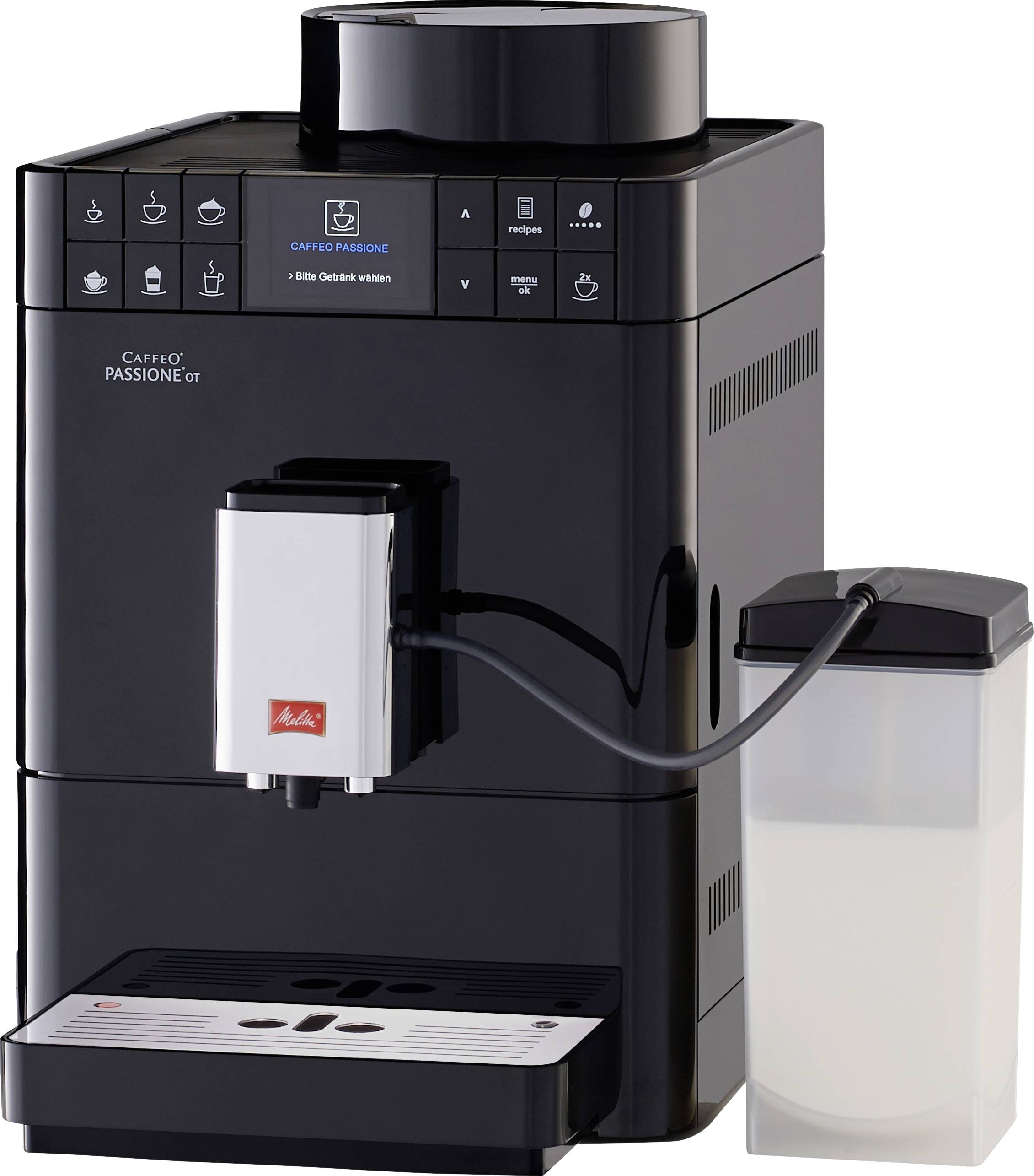 Melitta Passione® OT F53/1-102 Kaffeevollautomat Schwarz, Silber