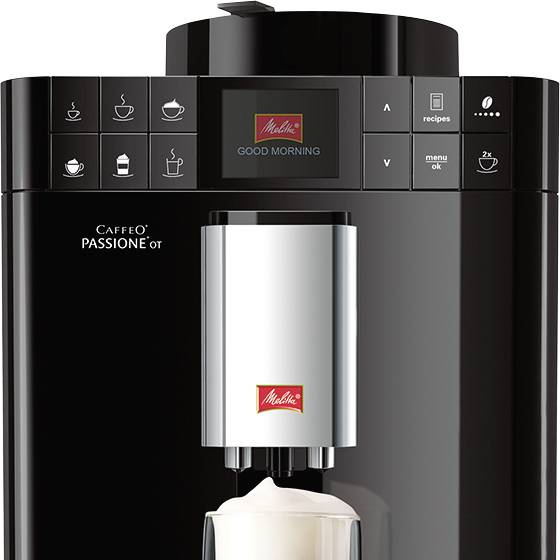 Melitta Passione® OT F53/1-102 Kaffeevollautomat Schwarz, Silber
