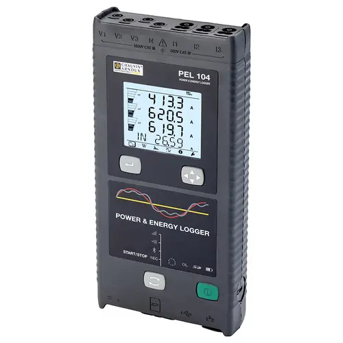 Chauvin Arnoux PEL 104 Netz-Analysegerät 3phasig mit Loggerfunktion Chauvin Arnoux PEL 104 Netz-Analysegerät 3phasig mit Loggerfunktion