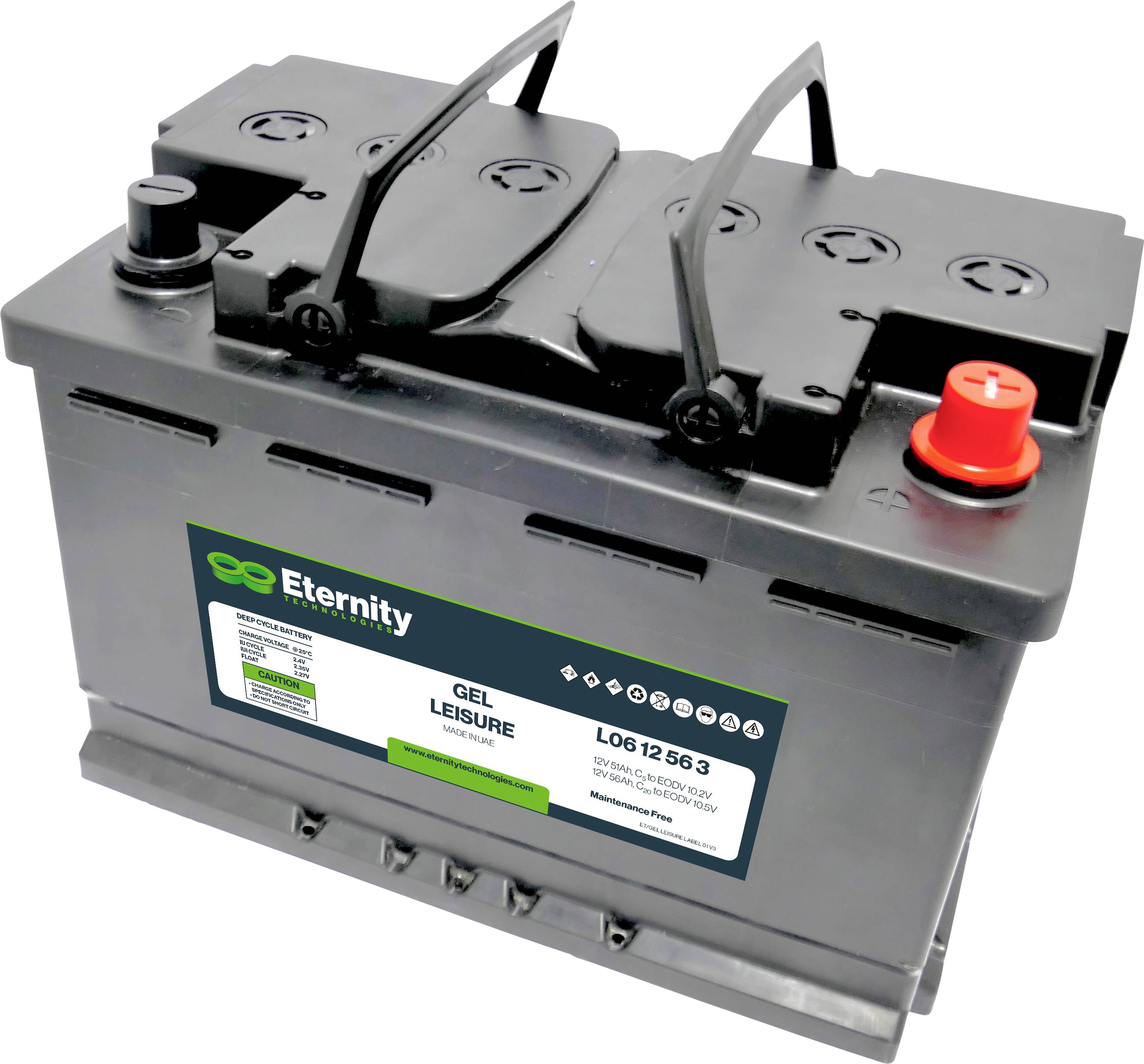 Eternity L06 12 56 3 Bleiakku 12V 56Ah Blei-Gel (B x H x T) 277 x 190 x 175mm Konuspol