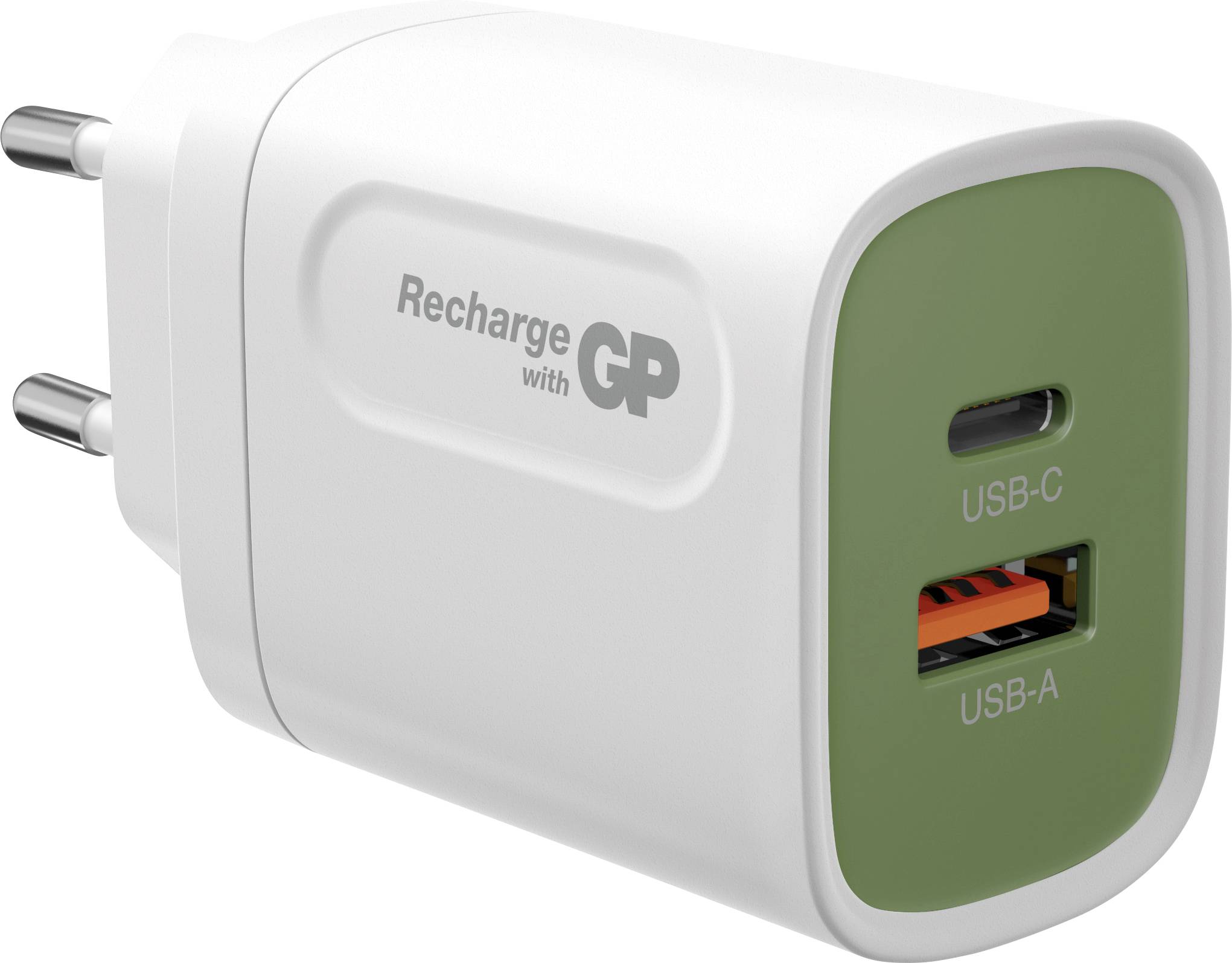 GP GPWC20WPWHUSB174 USB Ladegerät 20 W 1x USB-A, 1x USB-C® Innenbereich