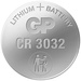 GP Batteries GPCR3032STD265C1 Knopfzelle CR 3032 Lithium 500 mAh 3 V 1 St.