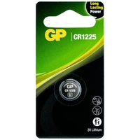 GP Batteries Knopfzelle CR 1225 3V 1 St. 62 mAh Lithium GPCR1225STD255C1 GP Batteries Knopfzelle CR 1225 3V 1 St. 62 mAh Lithium GPCR1225STD255C1