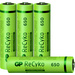 GP Batteries GPRCK65AAA570C4 Micro (AAA)-Akku NiMH 650 mAh 1.2 V 4 St.