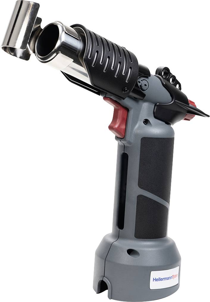 HellermannTyton 391-90010 CHG900-PA-GY Gas-Heißluftgebläse inkl. Gaskartusche 520W