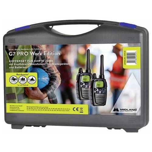 Midland MA24 Microfono Auricolare 2 Pin - Per Radio Walkie Talkie XT E G7/G9 Pro | Design Comfort - Foto 8