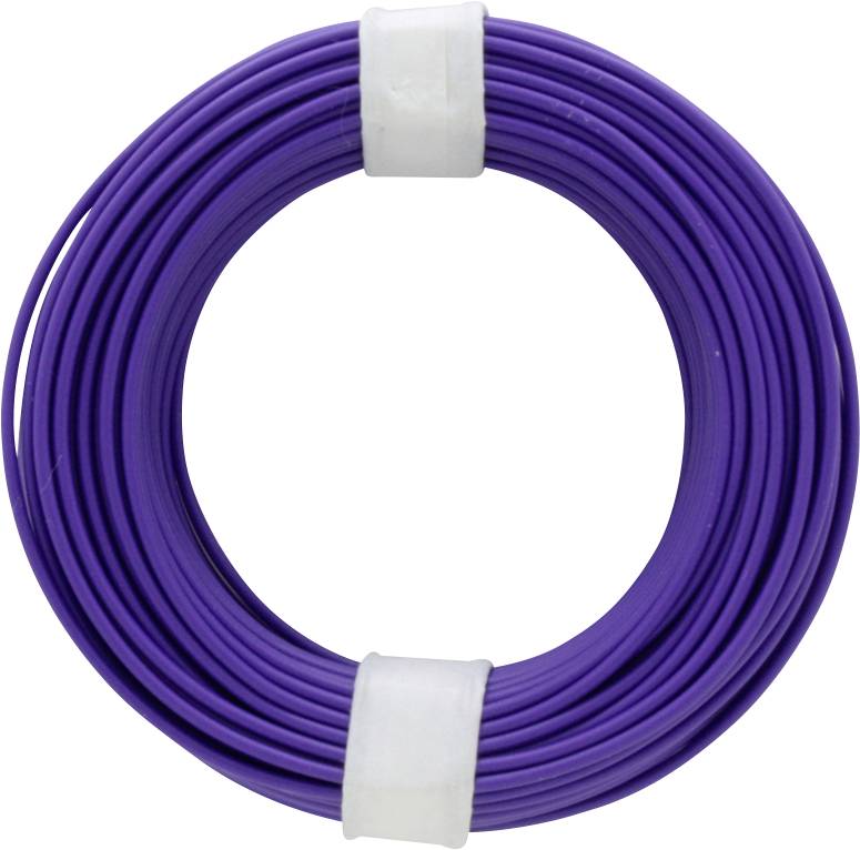Donau Elektronik 118-6 Litze 1 x 0.14mm² Violett 10m