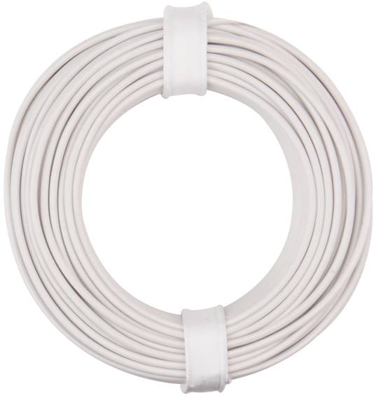Donau Elektronik 125-015 Litze 1 x 0.25mm² Weiß 10m