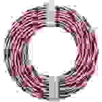 Donau Elektronik 205-10 Fil pour sonnette 2 x 0.20 mm² rouge/blanc 10 m