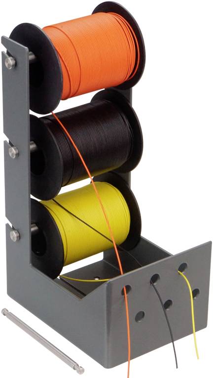 Donau Elektronik Kabelabroller mit 4 Spulenhalter KA6-90 1 St.