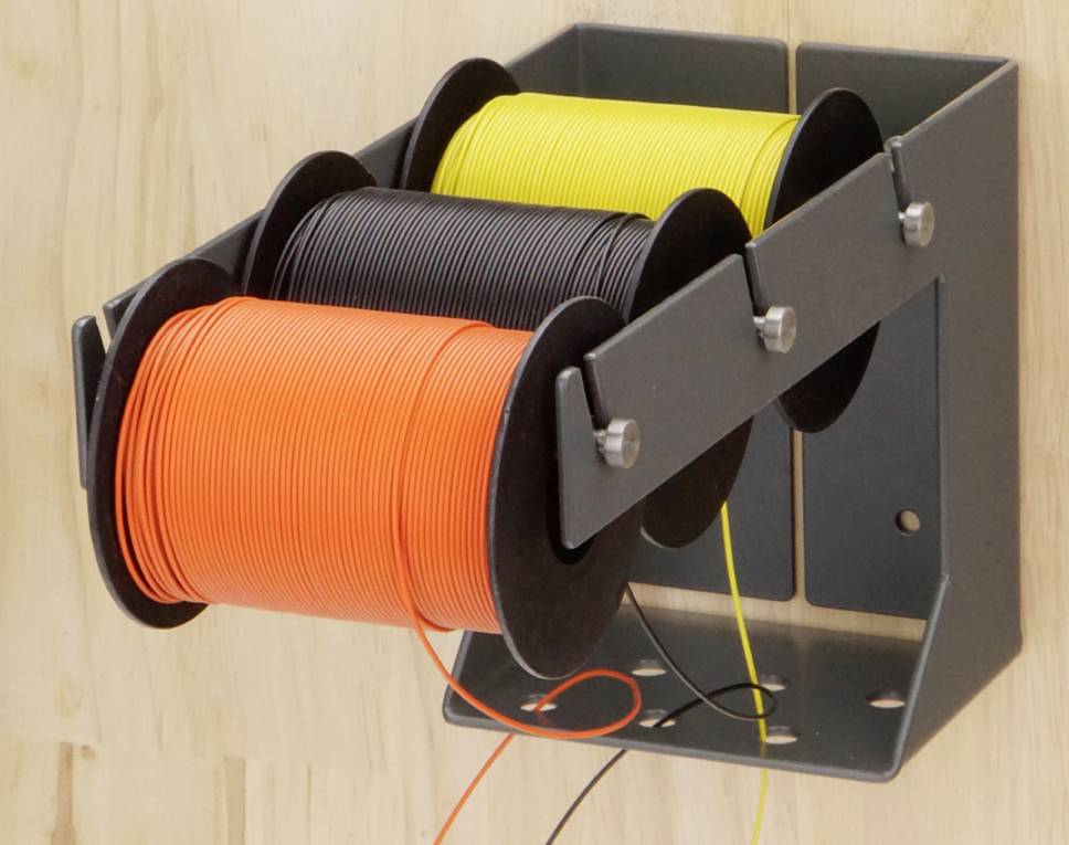 Donau Elektronik Kabelabroller mit 4 Spulenhalter KA6-90 1St.