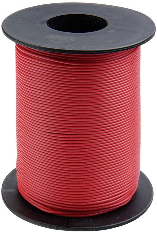 Donau Elektronik 125-S50-0 Litze 1 x 0.25mm² Rot 50m