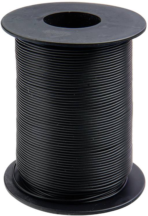 Donau Elektronik 125-S50-1 Litze 1 x 0.25mm² Schwarz 50m