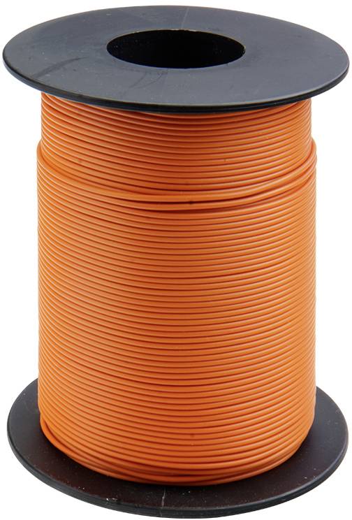Donau Elektronik 125-S50-7 Litze 1 x 0.25 mm² Orange 50 m