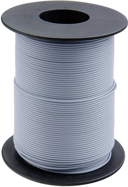 Donau Elektronik 125-S50-9 Litze 1 x 0.25mm² Grau 50m
