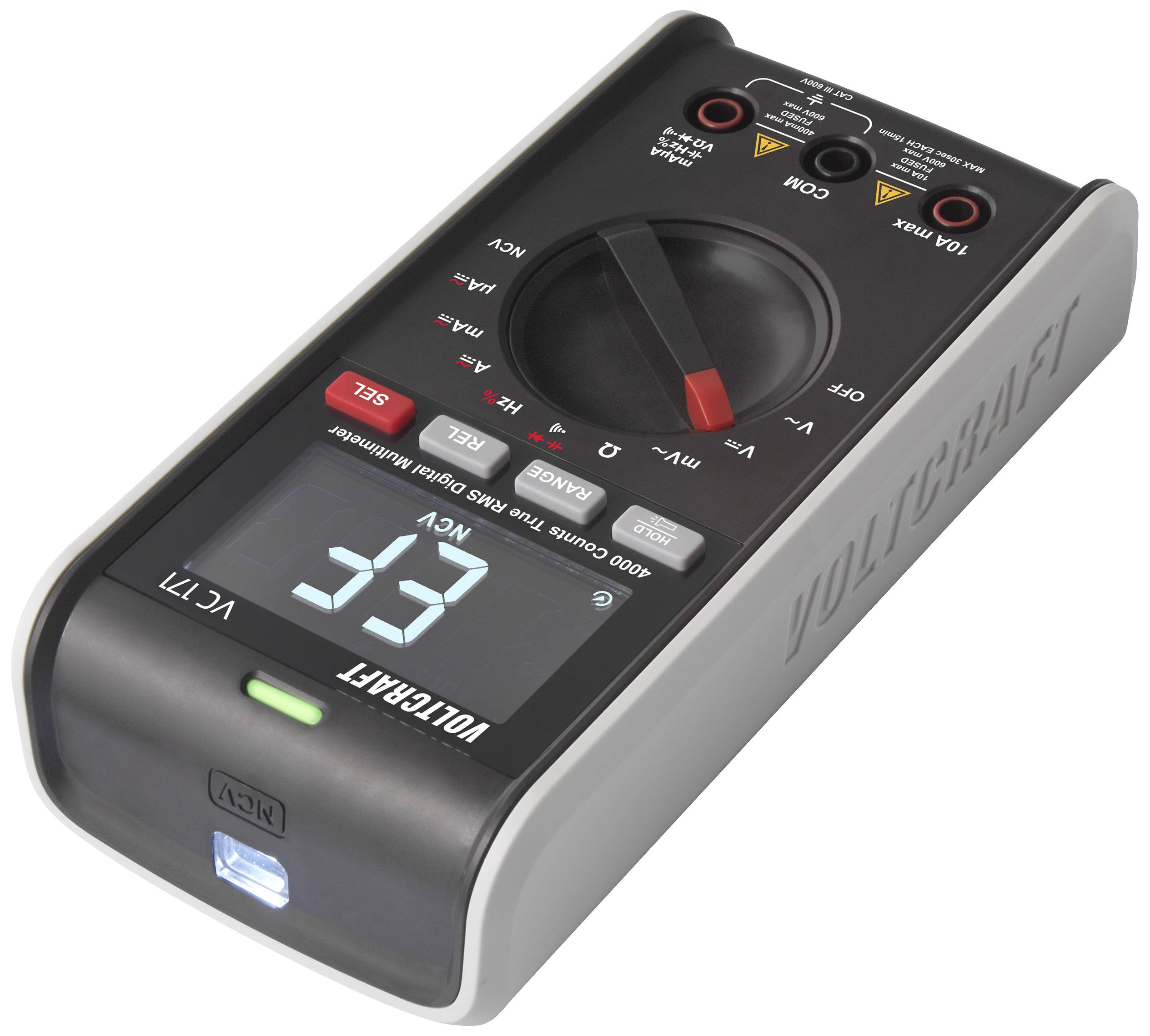 VOLTCRAFT VC171 Hand-Multimeter digital CAT III 600V Anzeige (Counts): 4000