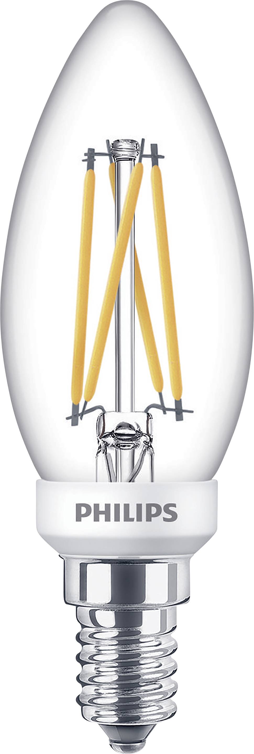 Philips LED 871951432415200 LED EEK D (A - G) E14 Kerzenform 2.5 W = 25 W Warmweiß (Ø x L) 35 mm x