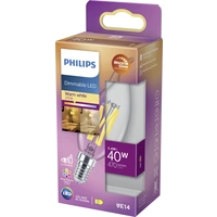 Philips LED 871951432437400 LED EEK D (A - G) E14 Kerzenform 3.4W = 40W Warmweiß (Ø x L) 35mm x 119mm 1St. Philips LED 871951432437400 LED EEK D (A - G) E14 Kerzenform 3.4W = 40W Warmweiß (Ø x L) 35mm x 119mm 1St.