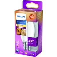 Philips LED 871951432429900 LED EEK D (A - G) E14 Kerzenform 3.4W = 40W Warmweiß (Ø x L) 35mm x 99mm 1St. Philips LED 871951432429900 LED EEK D (A - G) E14 Kerzenform 3.4W = 40W Warmweiß (Ø x L) 35mm x 99mm 1St.