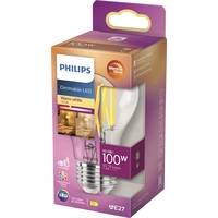 Philips LED 871951432407700 LED EEK D (A - G) E27 Glühlampenform 11.5W = 100W Warmweiß (Ø x L) 60mm x 108mm 1St. Philips LED 871951432407700 LED EEK D (A - G) E27 Glühlampenform 11.5W = 100W Warmweiß (Ø x L) 60mm x 108mm 1St.