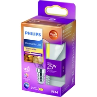 Philips LED 871951432417600 LED EEK D (A - G) E14 Tropfenform 2.5W = 25W Warmweiß (Ø x L) 45mm x 80mm 1St. Philips LED 871951432417600 LED EEK D (A - G) E14 Tropfenform 2.5W = 25W Warmweiß (Ø x L) 45mm x 80mm 1St.